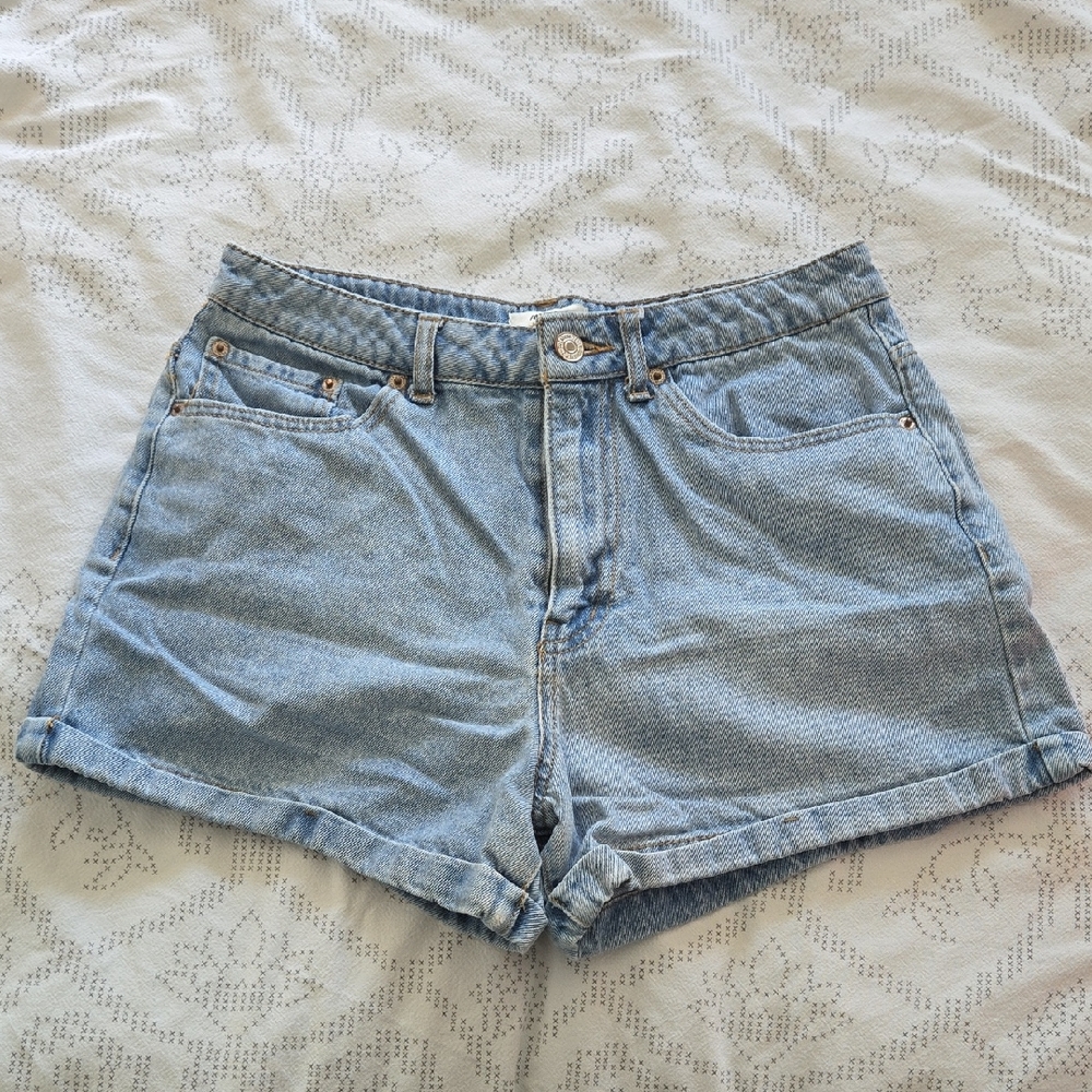 Forever 21 Light Blue Jean Shorts